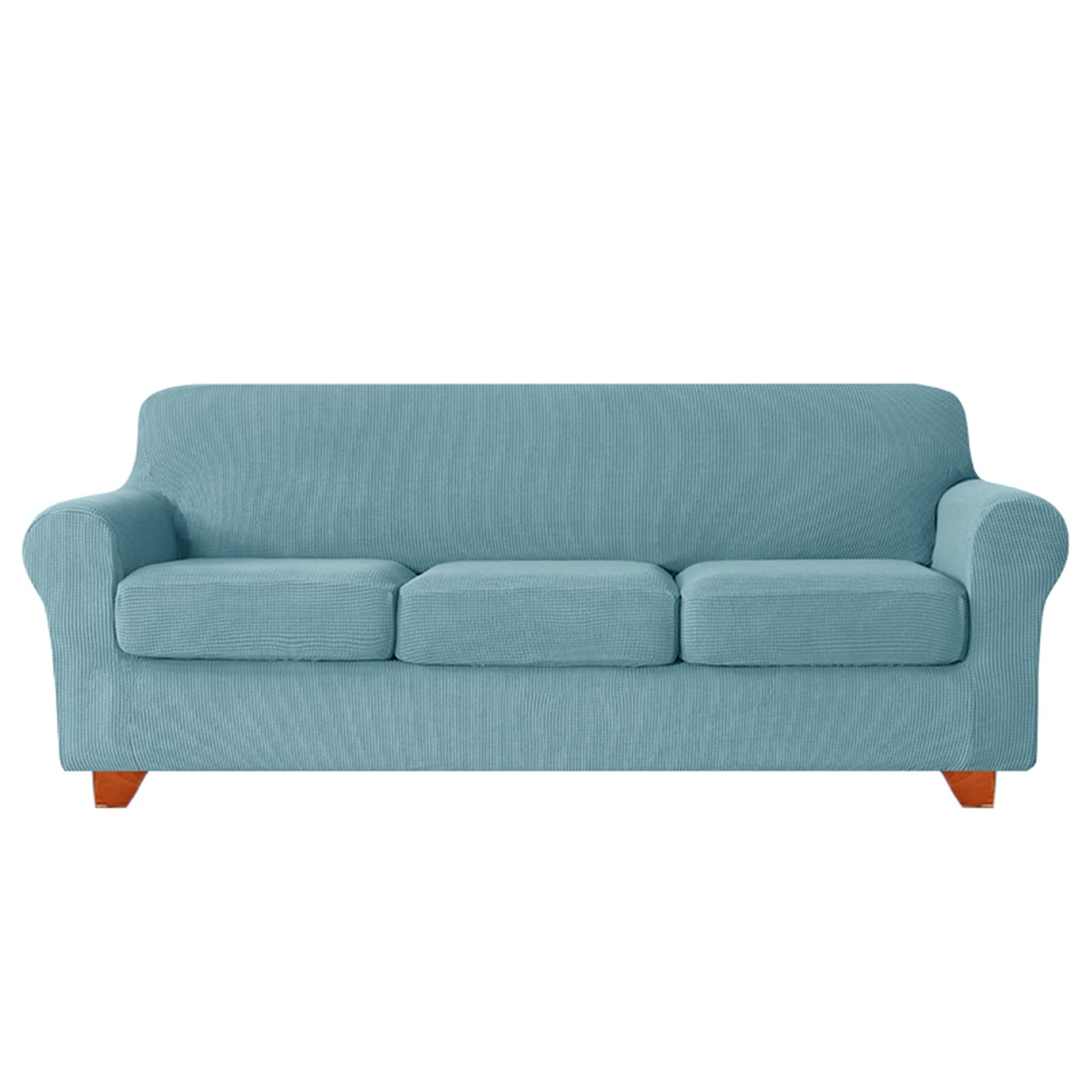 Housse de canapé 3 places en tissu spandex à carreaux, protecteur de meubles design et durable