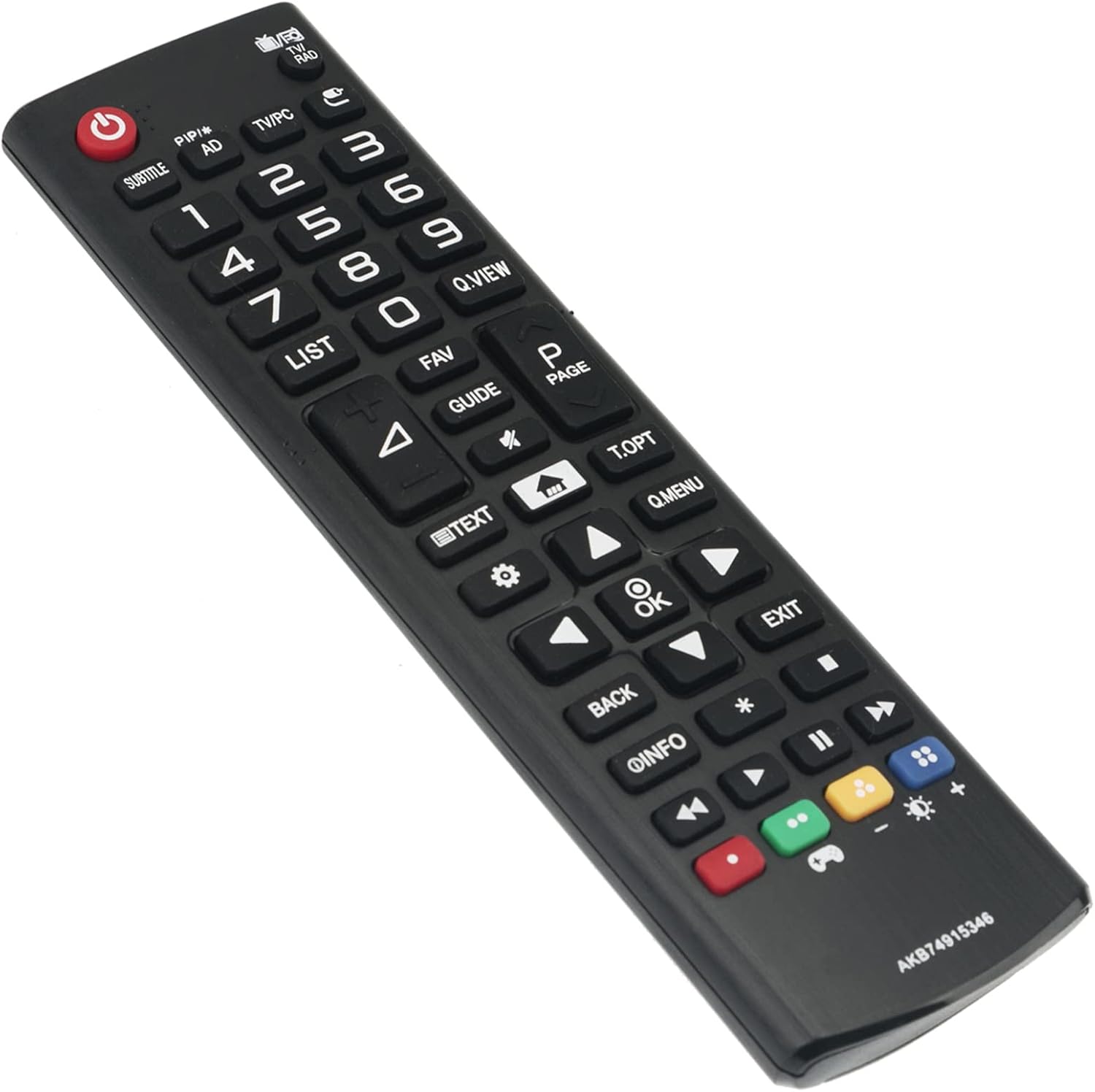 AKB74915346 Replacement Remote Fit for LG TV Monitor 22MT48DF-PZ 20MT48DF 20MT48VF 22MT58DF 22MT58VF 24MT58DF 24MT58VF 27MT58DF 27MT58VF 22MT48DF 22MT48VF 22MT41DF 22MT41DW 24MT48DF - Image 3