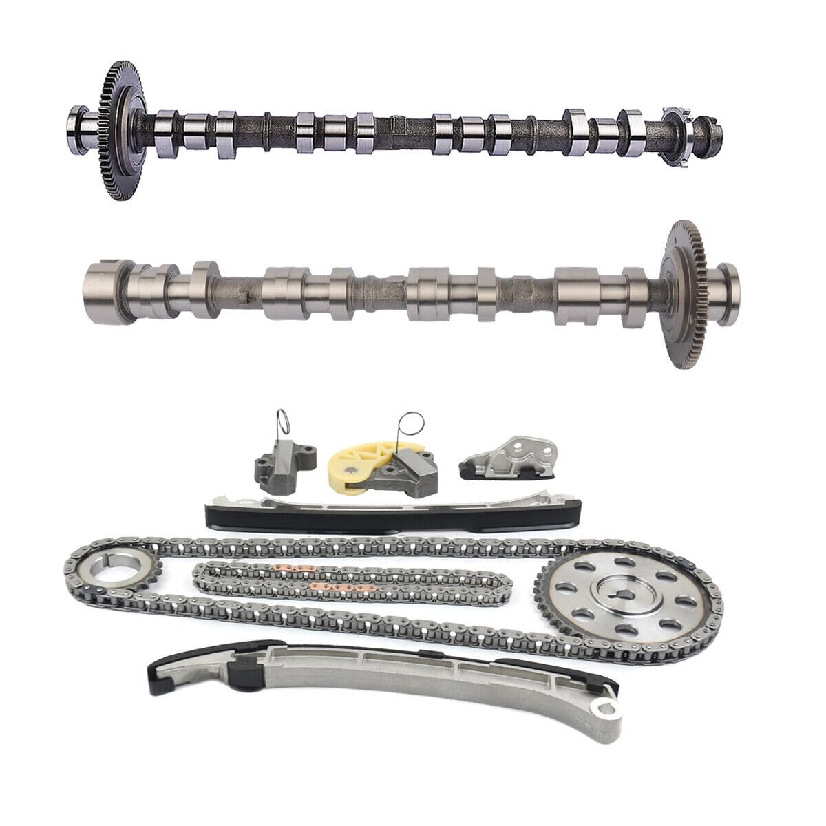 Set catena di distribuzione con albero a camme di aspirazione e scarico Compatibile con 3 6 CX-5 2.2 D1esel SKYACT1V-D HJ-31180 SH0312670A SH0211316 SH0112440 SH0112420