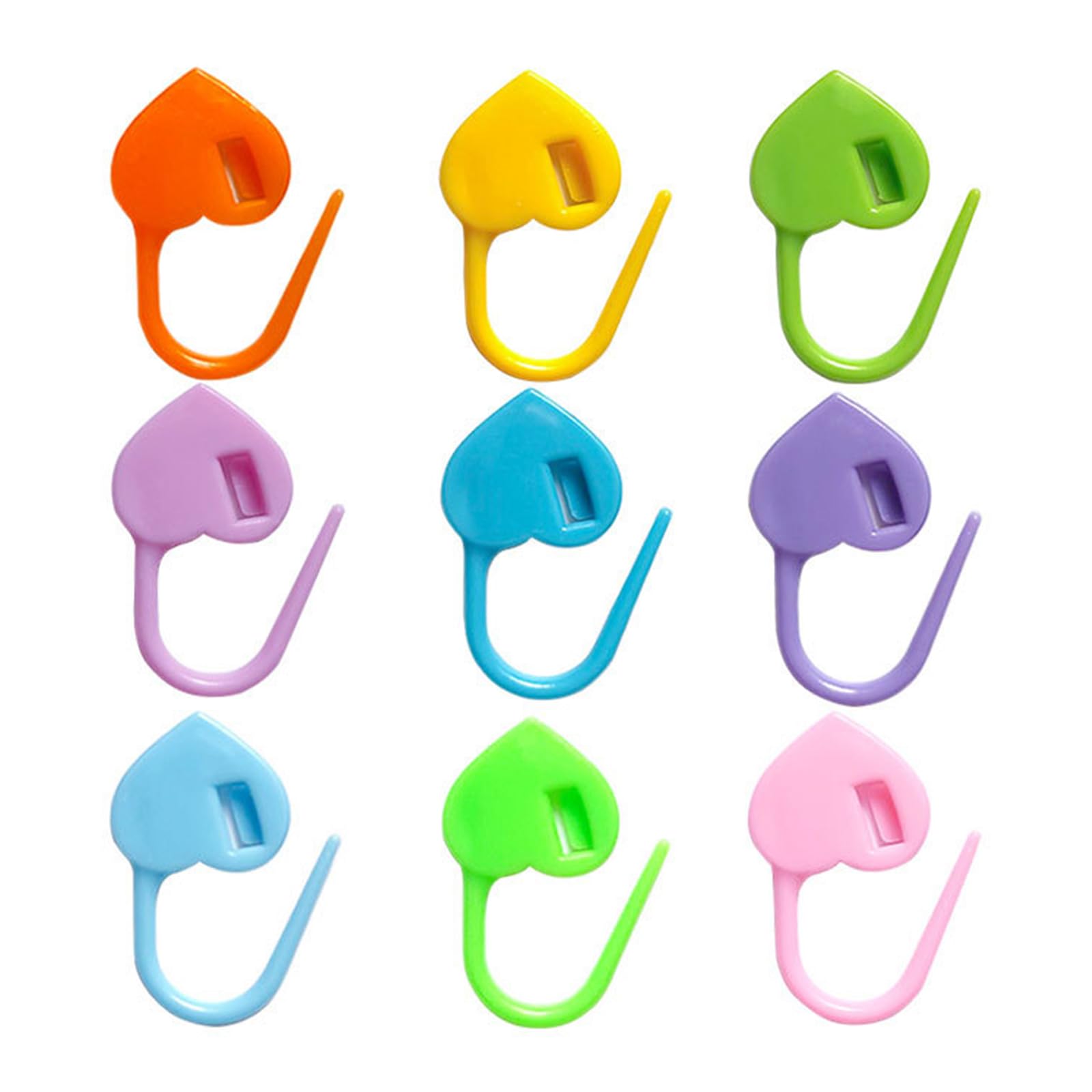 Stitching Marker Crochet Locking Marker Stitching Clip for Beginner Stiching Handwork Hand Knitting Heart Crochet Clips