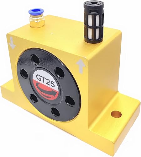 Miniatura 6 de Vibradores de turbina industrial GT25, vibrador de turbina industrial G de 14 de pulgada, vibrador neumático de turbina de energía de aire