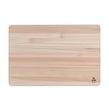 Hinoki Japanese Cypress Wood Cutting Board - Large&comma; Ultra Thin
