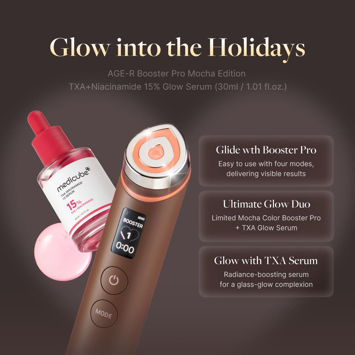 medicube Booster Pro Holiday Gift Set, Amazon Exclusive | Limited