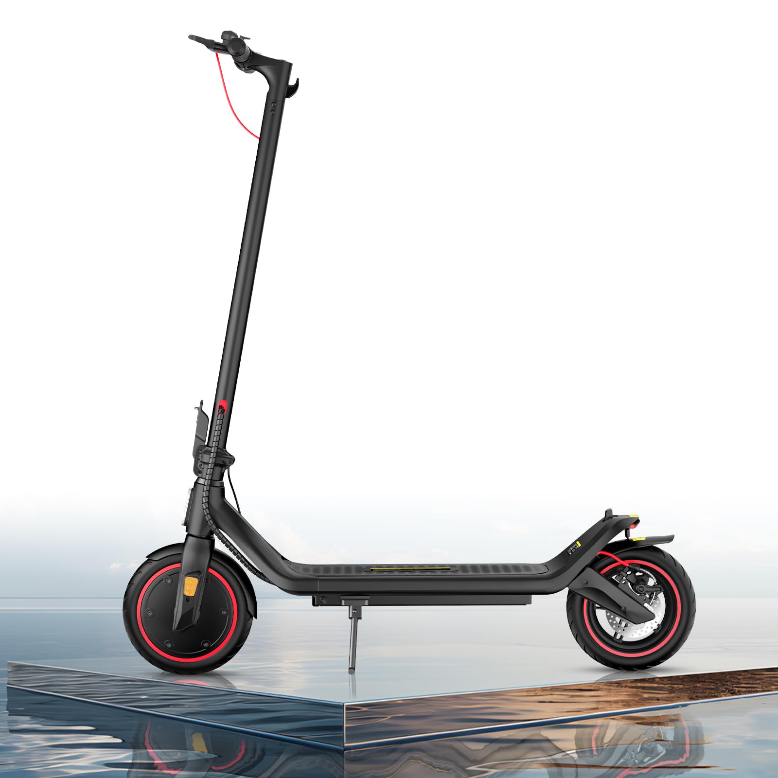 WAWSCOTE Electric Scooters, 500W Peak Motor Electric Scooters Adults, 19 Miles Range, 18 Max MPH, 8.5