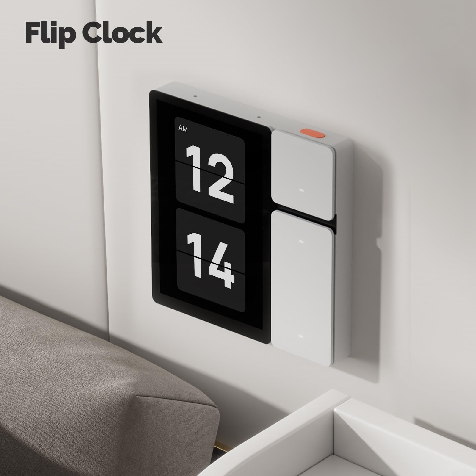 Smart Control Panel, für MOES 3,5 Zoll Bildschirm mit 3 Relais, 3 physischen Tasten, GFF Acitive Touch, integrierte Infrarot-Fernbedienung und einstellbare Glühwürmchen-Anzeige