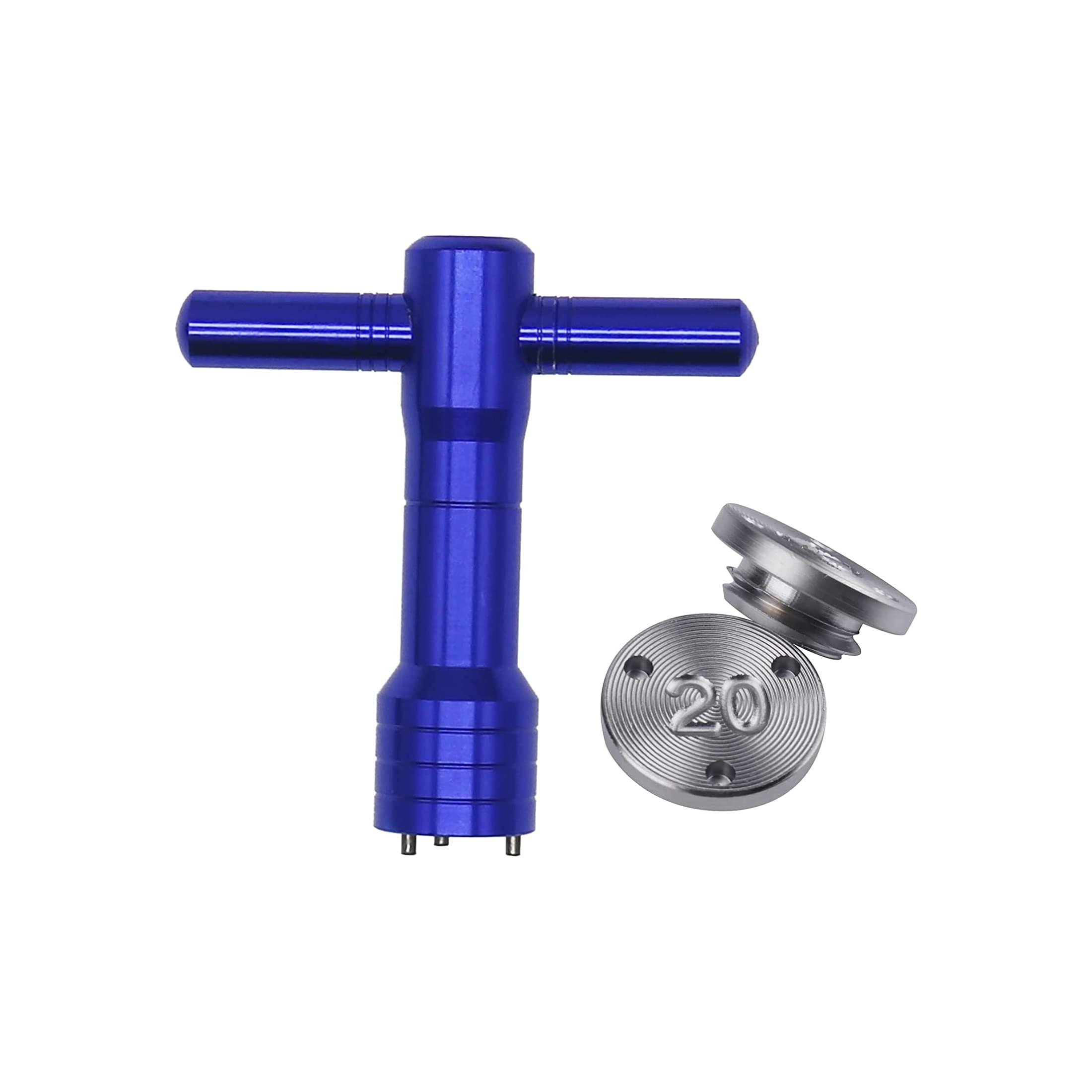 DAZUZ Golf Weights Screws with Wrench Tool for Taylormade TP Collection & Spider Mini Putter (Blue-20g)