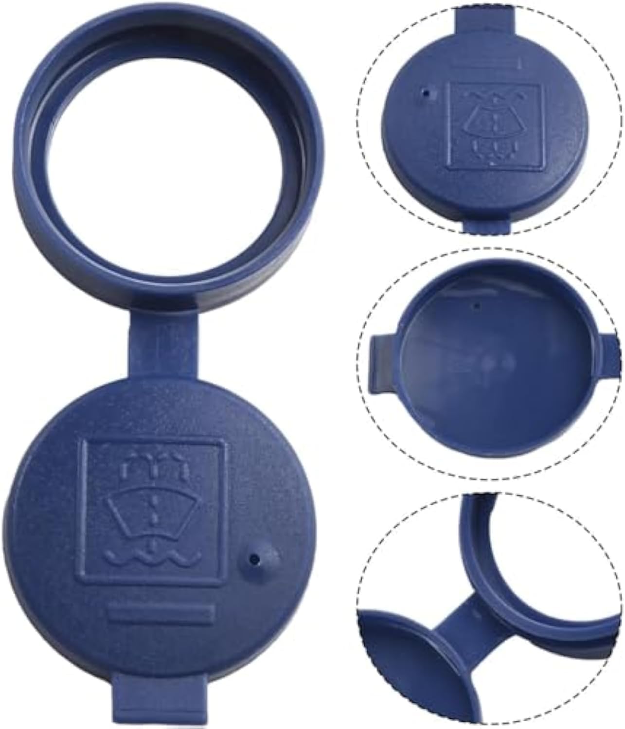 Car Windscreen ​Washer Bottle Cap Cover for Alfa Romeo Brera Coupe 2005-2010 71740943 Windshield Washer Fluid Bottle Reservoir Tank Cap Accessories