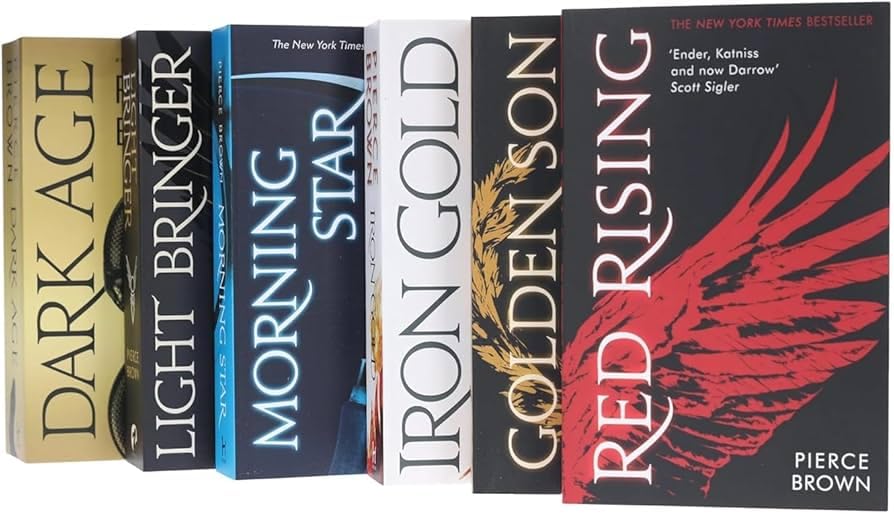 Image of Red Rising Series 6 Books Set - Red Rising, Golden Son, Morning Star, Iron Gold, Dark Age, Light Bringer