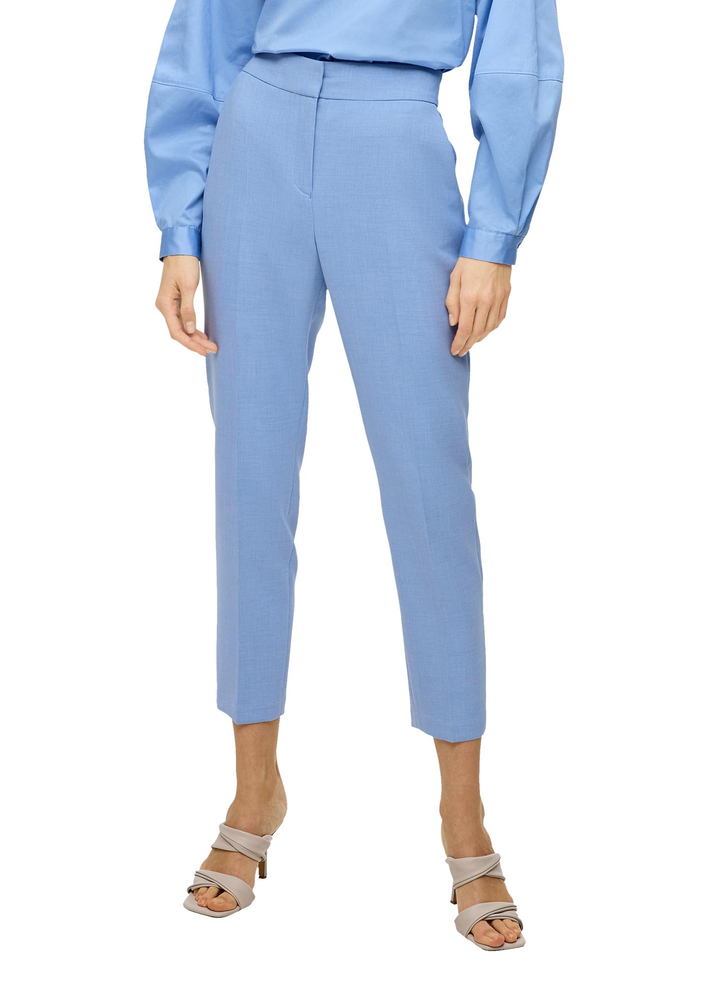 s.Oliver Regular: Business Trousers in Ankle Length, 53w0, 8