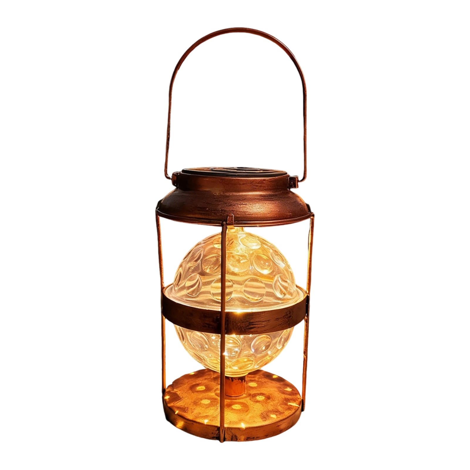 matumou Outdoor Solar Lantern, Waterproof Rechargeable Camping Lamp, Hanging Decorative Light for Outside, Garden, Patio, Yard, Porch
