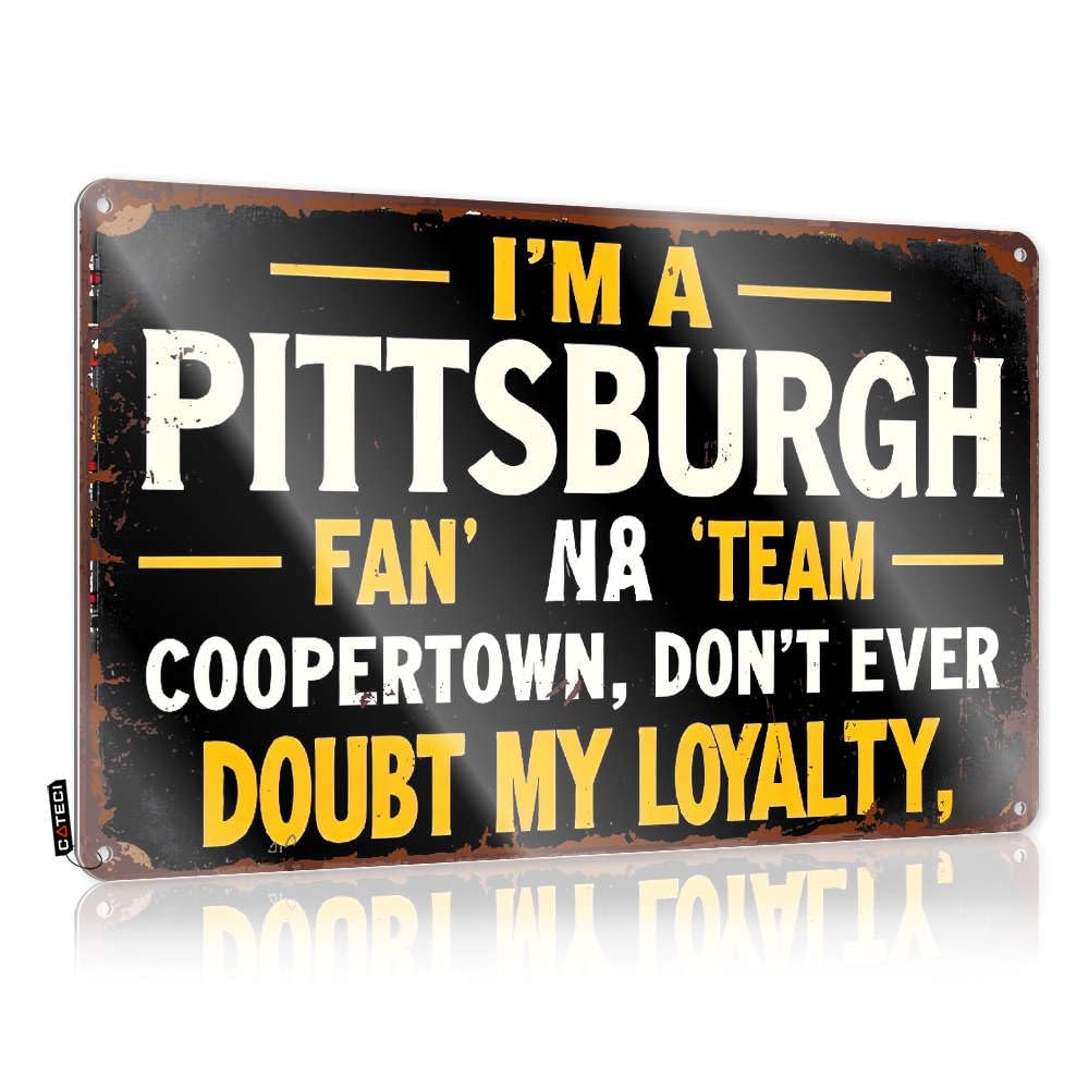 Sujd Colour I'm A Pittsburgh Fan. Gorgeous Artwork - Plaque Gift For Boyfriend Hanging Wall Decor(30X40cm)