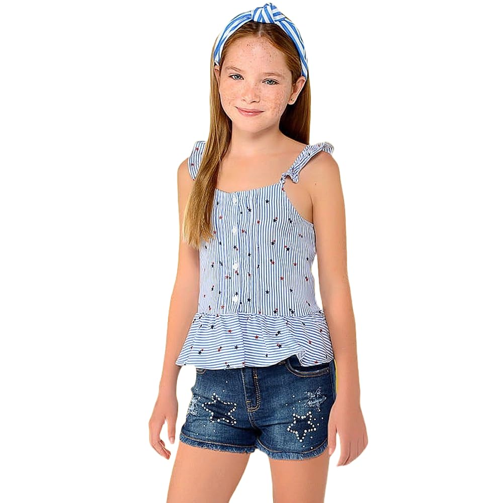 Mayoral 6208 Jeans-Shorts für Mädchen