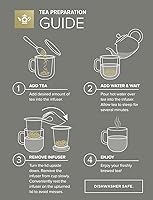 Vista 5 de Teabloom Heatproof and Insulated Borosilicate Glass Tea Cup with Infuser for Whole-Leaf Loose Tea – Tea Purist's Choice – Wellbeing Double-Walled