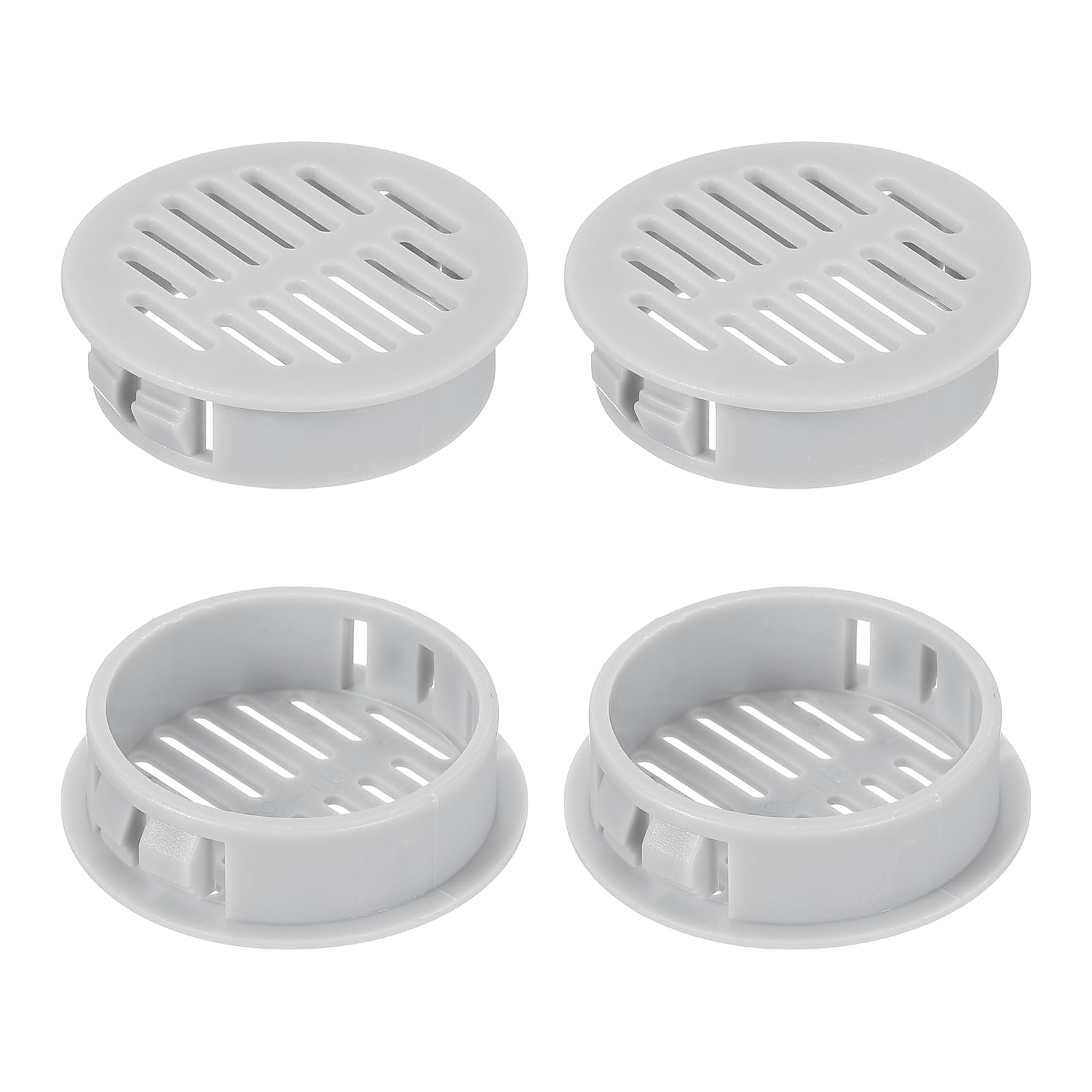Rejillas de ventilacion redondas para eliminar la humedad en armarios de cocina y banos