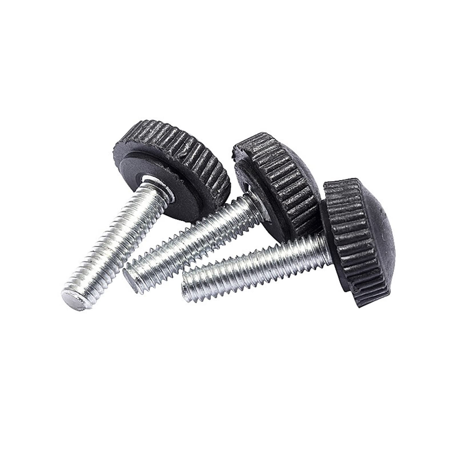 M4 M5 M6 M8 M10 M12 Pruim Bakeliet Hand Draai Moeren Handvat Draad Ster Mechanische Zwarte Duimmoeren Klemknop Handmatige Moeren-M8 32 5st-geperforeerd