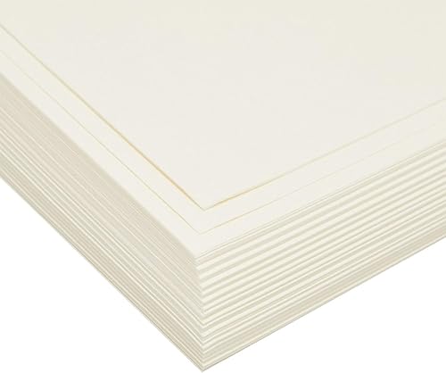 Miniatura 8 de Best Paper Greetings Parchment Diploma Paper - 96 Sheets, 8.5 x 11 In, Cream, 90 GSM - Vintage Textured Certificate Paper for Printing Diplomas