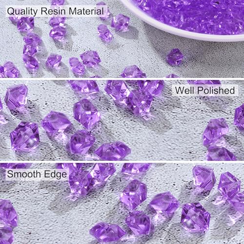Faux diamants en résine transparente QUARKZMAN pour vases et décoration