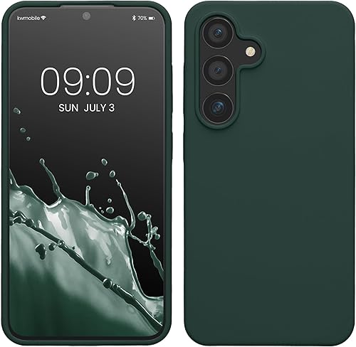 Miniatura 278 de kwmobile Funda Compatible con Samsung Galaxy S22 - Funda de teléfono de silicona TPU con acabado suave - Rojo Ruibarbo Piedra antigua,Azul