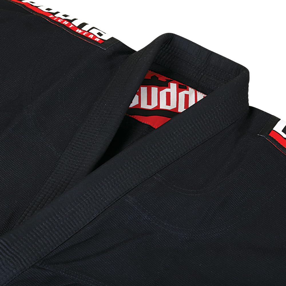 Buddha Fight Wear -Kimono Premium Infinity Brazylijskie Jiu Jitsu/BJJ Gi z białym paskiem, unisex dla dorosłych