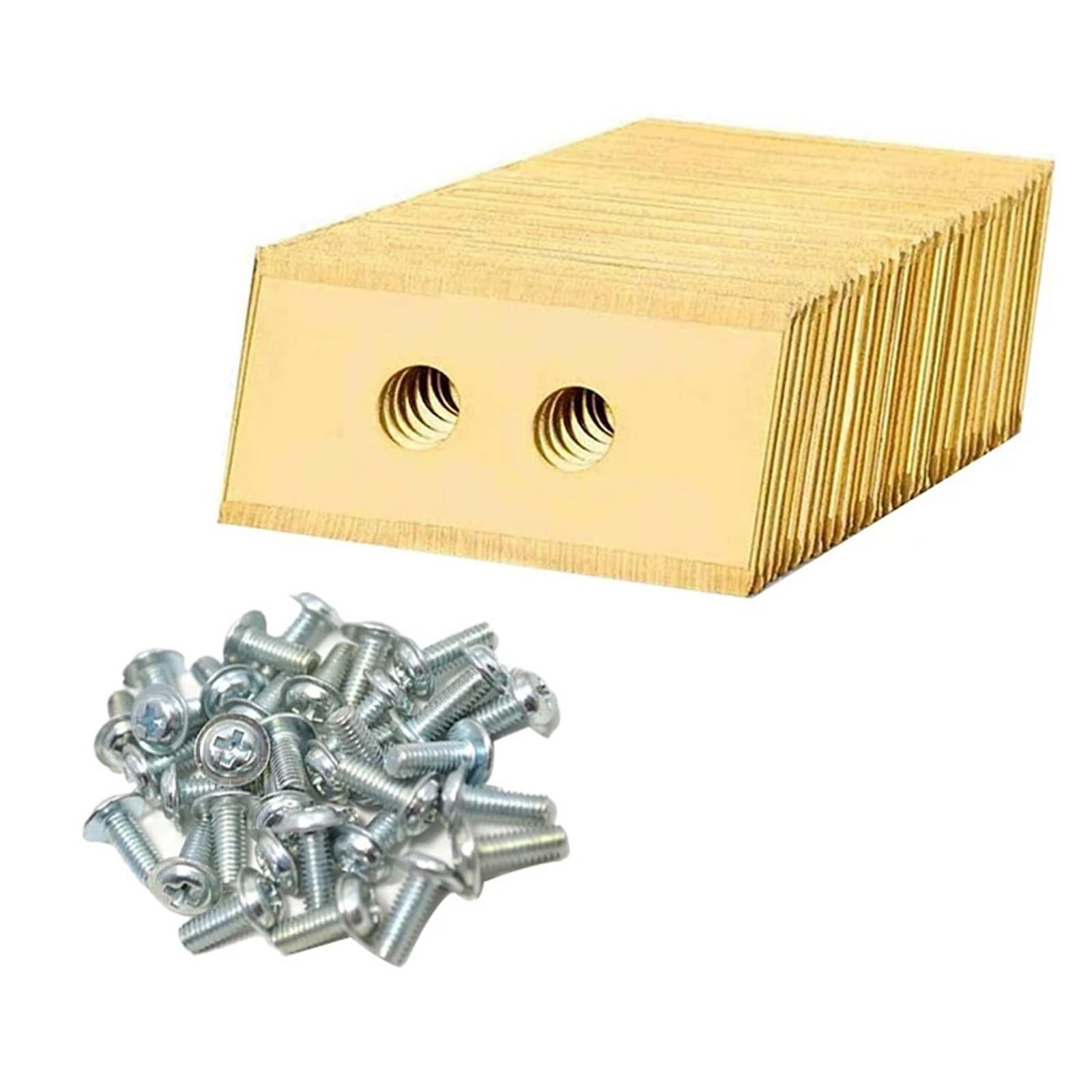9/18/30 Piezas de Cuchillas de Repuesto for Robot cortacésped, Cuchillas de Repuesto con Tornillos(30pcs)