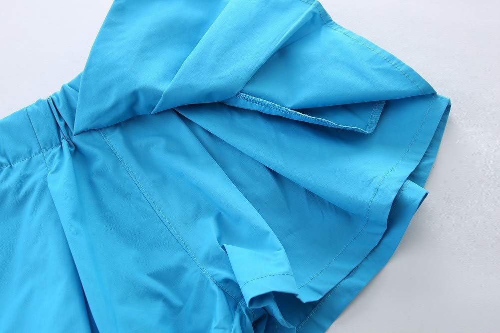 Mud Kingdom Little Girls Shorts Sets Floral Pattern Summer Sleeveless 2 Piece Outfits - Image 6