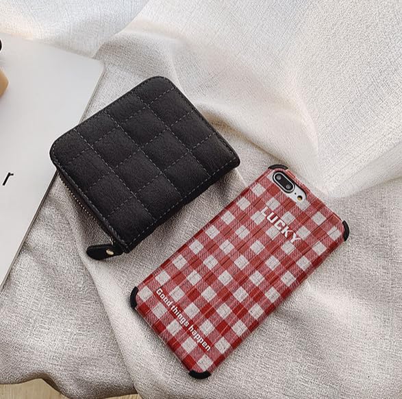 Charming Women's Mini Wallet - Cute Short Zip Coin Purse with Embroidery Small Slim Pocket Wallet for Daily Use (White)4