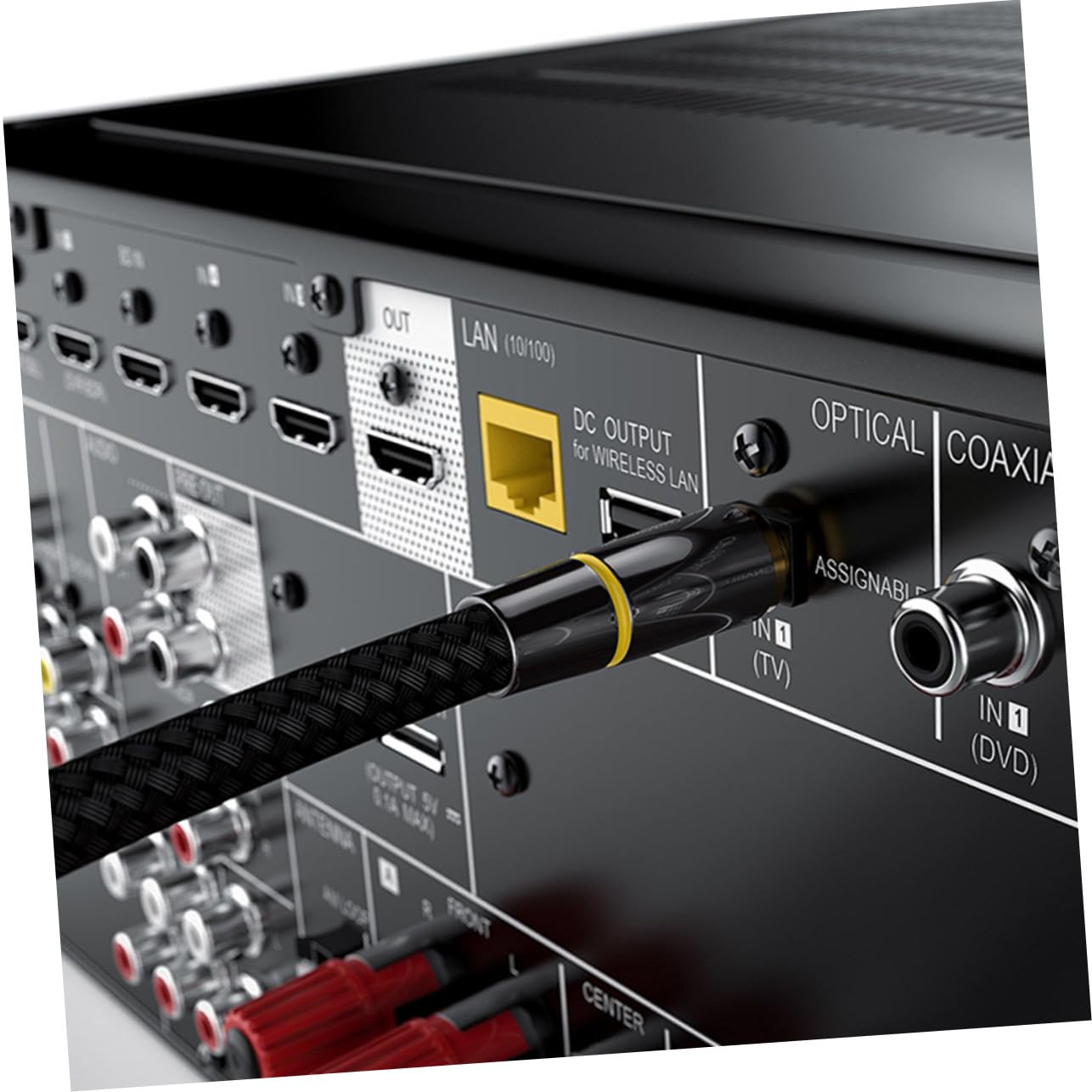 Audio Ottico Digitale Maschio-maschio per Sound Bar e Console Gioco Connettore Placcato per Segnale Audio e Stabile