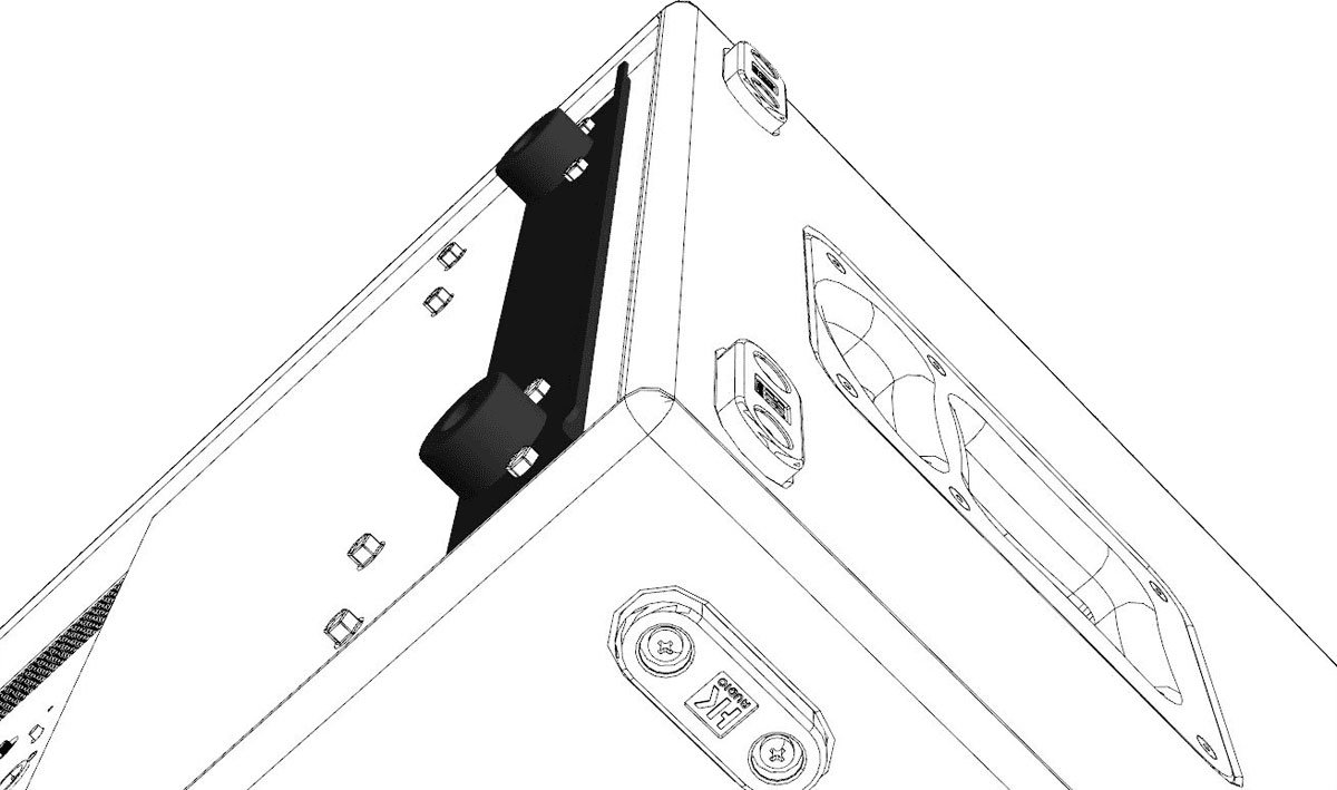 LINEAR SUB AKCESORIA HK AUDIO Akcesoria Obudowa akustyczna WB-4 WHEEL BOARD.