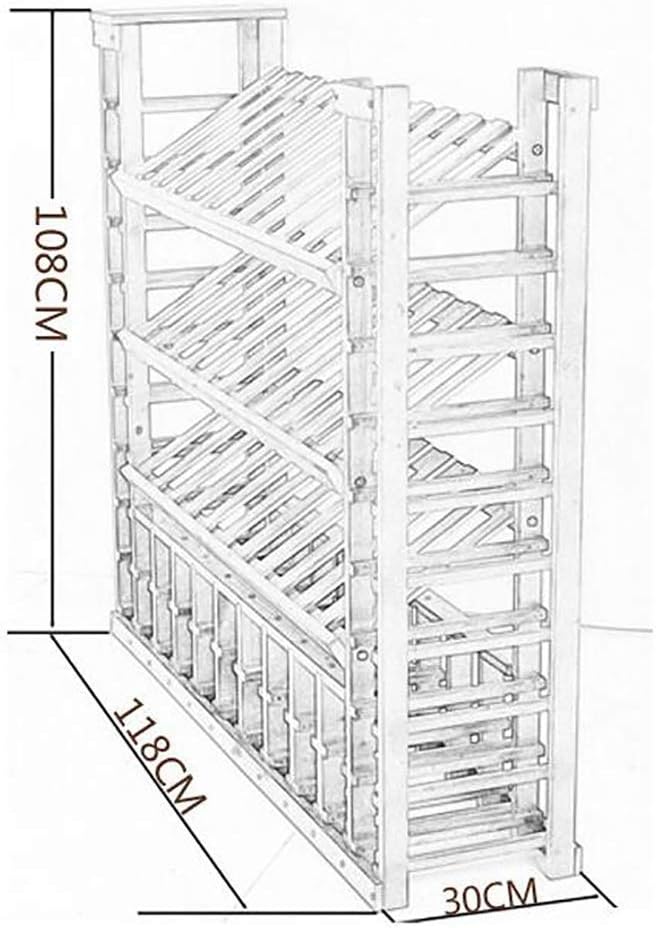 Large Capacity Wine Cabinet 72 Bottles Wooden Tall Freestanding Wine Display Stand Floor Storage Wine Rack for Household Wine Shelf for Wine Cellar Bar Wine Show C