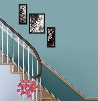 Amazon.co.jp: ArtX ペーパー製 モノクロミュージック ウォールアート