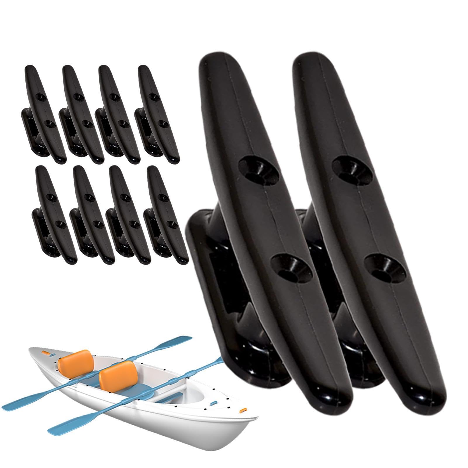 Taco de Nailon para Barco – Taco de Muelle para Atar – Taco de Muelle para Barco, Taco de Muelle de Anclaje, Clip de Cuerda Antideslizante de 4 Pulgadas para Muelle de Barco, Gancho para Abrigo