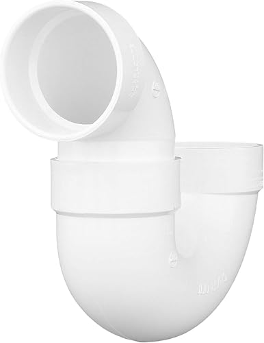 Miniatura 1 de CHARLOTTE PIPE 4 DWV P-Trap con junta de soldadura solvente DWV (drenaje, residuos y ventilación) (1 unidad)