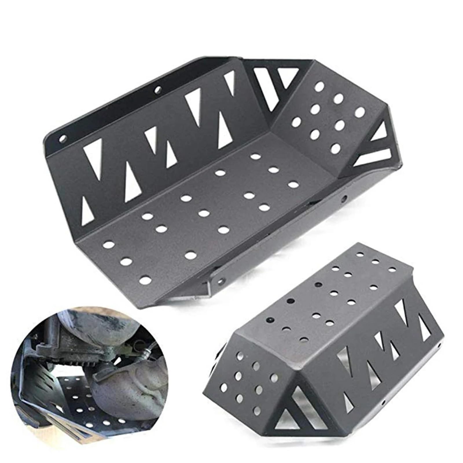 Per VERSYX300 X300 X250 2017 2018 Telaio di protezione motore motociclo sotto la protezione copertura motore Motociclette protezioni motore(Silver)
