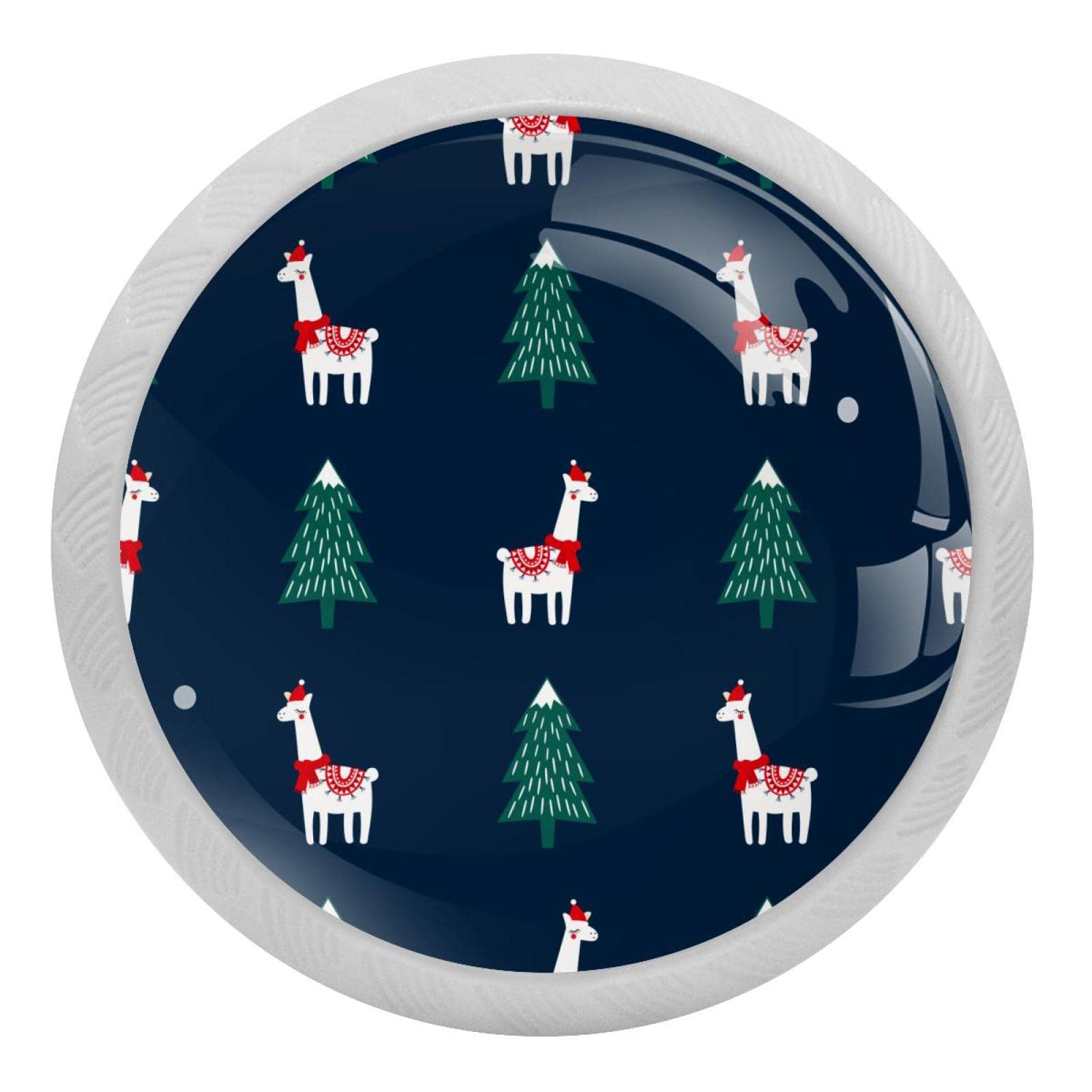 Boutons de meuble design sapin de Noël phosphorescents pour illuminer vos tiroirs