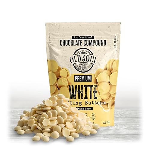 Miniatura 17 de OLDSOUL Botones de compuesto de chocolate de 6.6 libras, chocolate con leche 8% cacao real, suave derretimiento, perfectos para hornear y postres