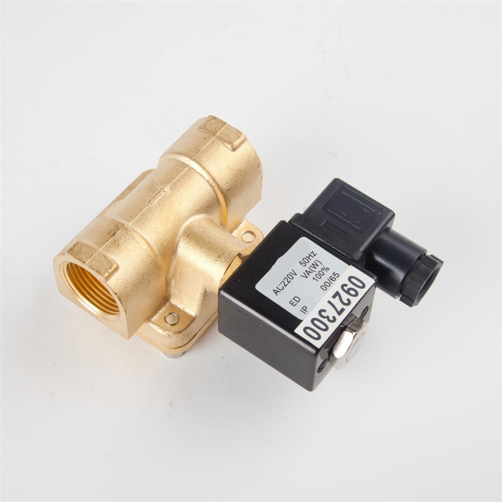 Electroválvula neumática de Alta presión, Normalmente Cerrada, de 1/4", 3/8", 1/2", 3/4" y 1", for Agua, Aceite y Aire, 12 V, 24 V, 220 V y 110 V(AC220V-NORMALLY Close,DN35)