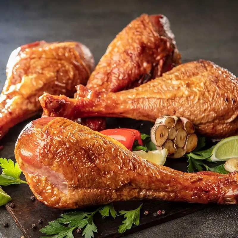 Burgers' Smokehouse Hickory Smoked Turkey Legs (Eight Turkey Legs)