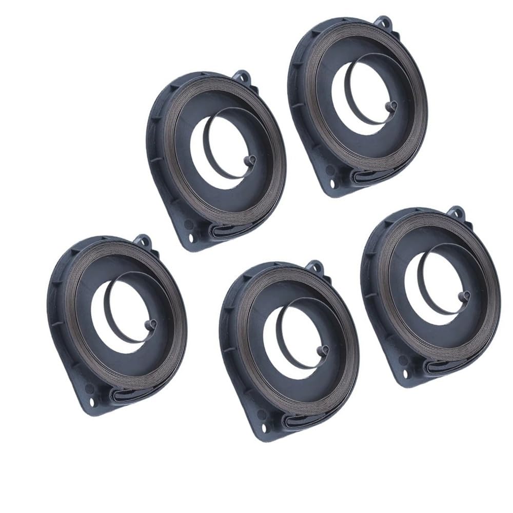 5X Muelles de Retorno de Retroceso compatibles con motosierras 445, 450, 445E, 450E, 455E, 460, 461 y 455. Reemplazo de Pieza Compatible con 537241701.
