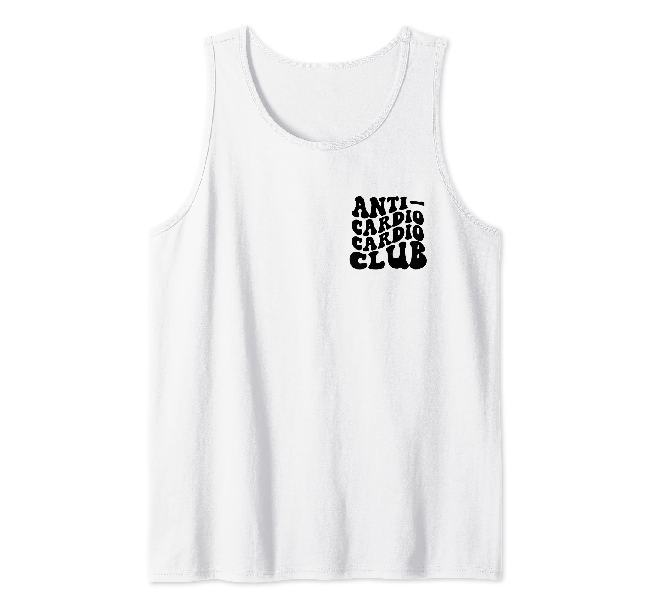Anti cardio cardio club Tank Top