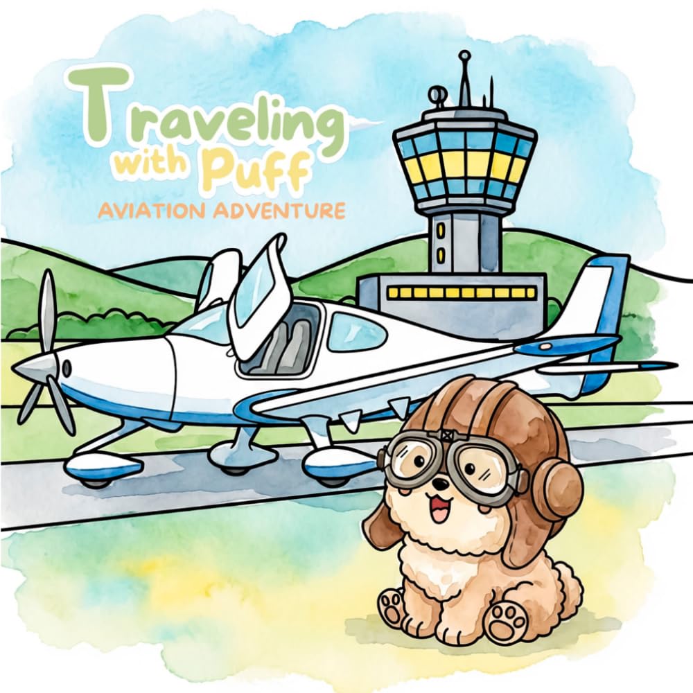 Traveling With Puff: Aviation Adventure: A Fun Educational Airplane Activity Book
