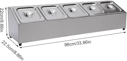 Miniatura 2 de Estante para especias, estante de especias de 1 hilera, estante organizador de condimentos inclinado con 5 sartenes para ingredientes de salsa,