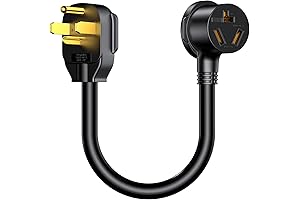 3-Prong to 4-Prong Dryer Outlet Adapter, 1.5FT Dryer Cord Adapter