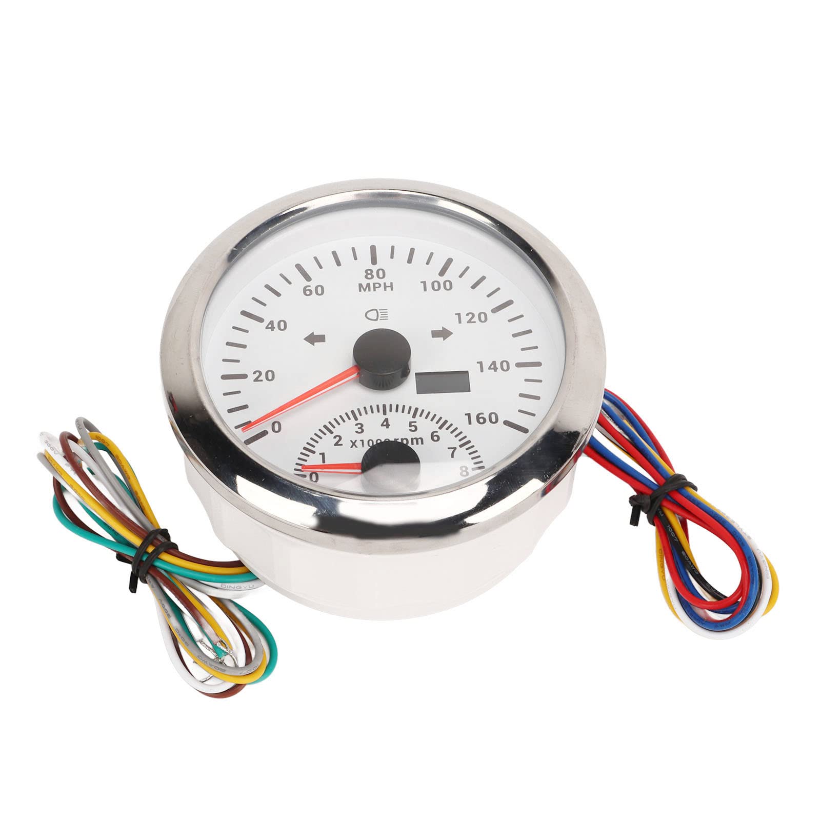 GPS Compteur de Vitesse, Précis pour Bateau VTT (White Dial