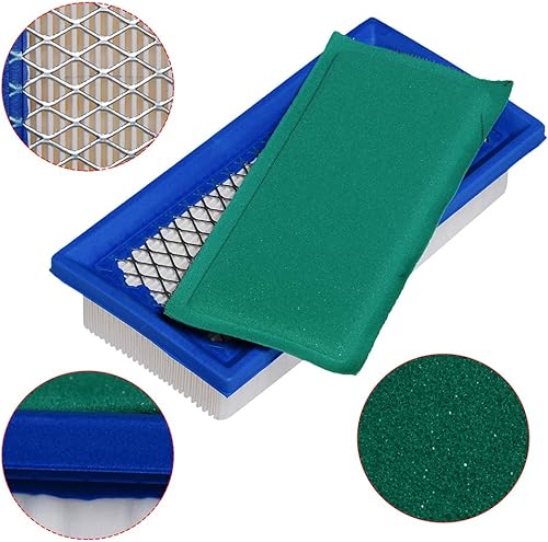 Miniatura 2 de HIFROM Cartucho de filtro de aire plano, prefiltro, línea de filtro de combustible, bujía, kit de afinación de repuesto para 176400 19B400 226400