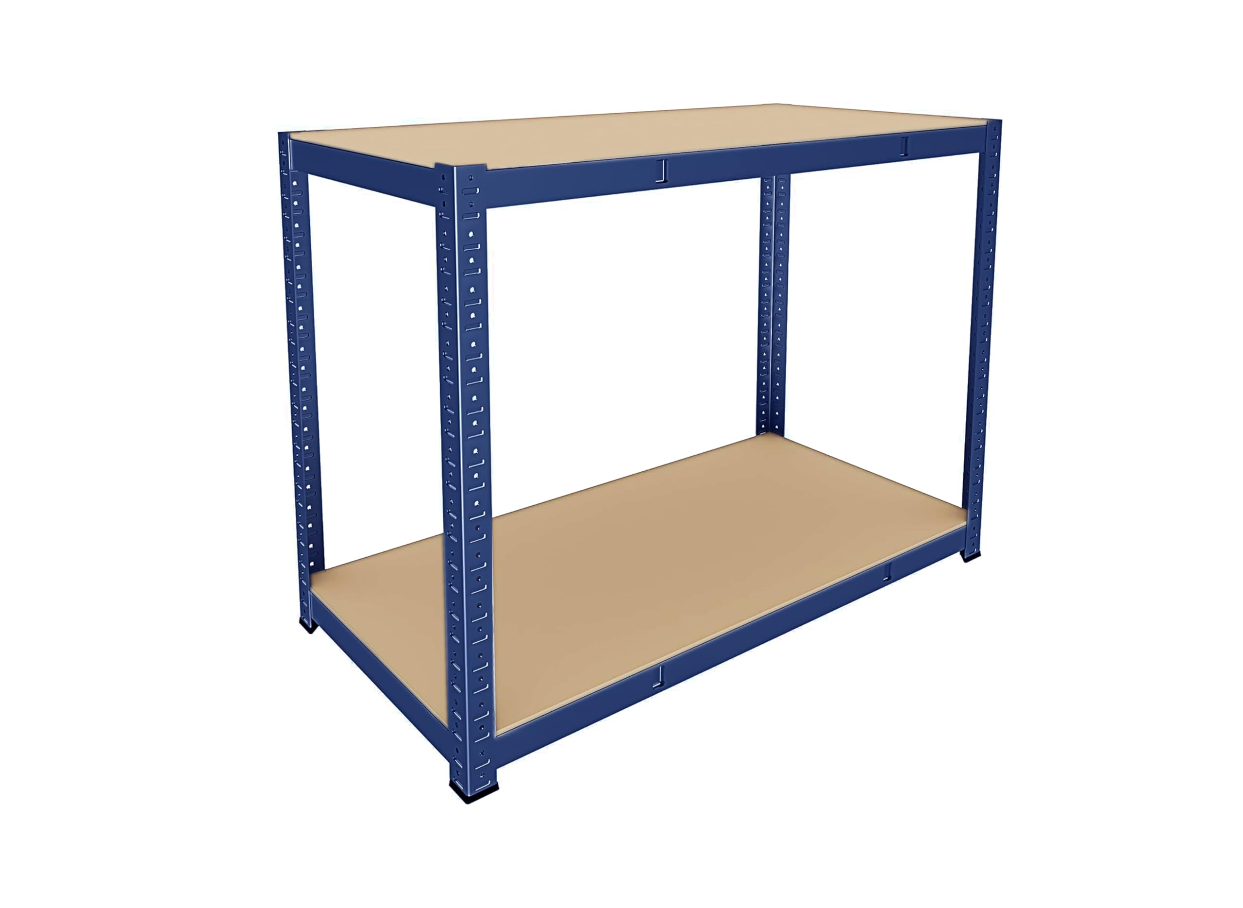 Banco da lavoro, Tavolo da Lavoro da Officina in Acciaio con Ripiano in MDF, Super Resistente e Solido, per Garage, Officina, Fai-da-Te, Bricolage