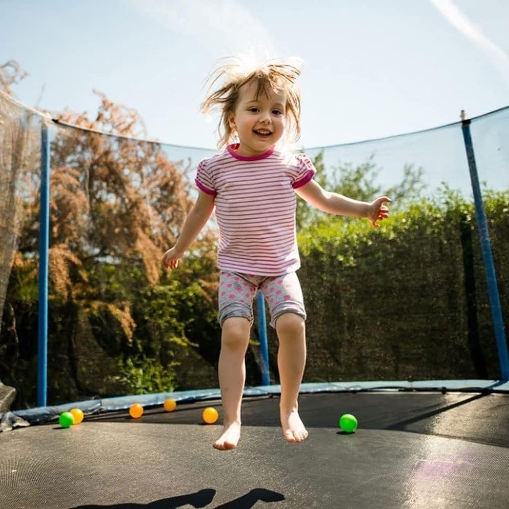 CIRONI Trampoline Replacement Safety Net for Garden Trampoline, 6ft 8ft 10ft 12ft 13ft 14ft 16ft UV & Tear-Resistant Trampoline Enclosure Net with Double-Headed Zippers