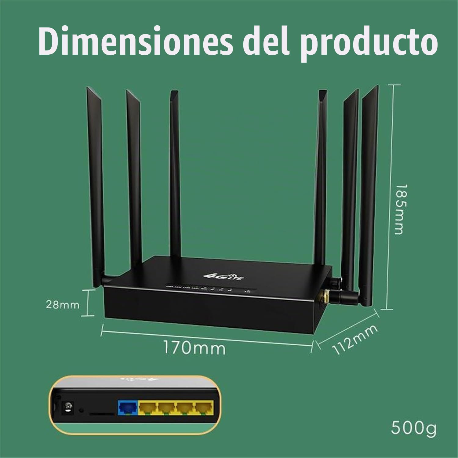 Enrutador WiFi 6 gratuito, acceso inalámbrico ilimitado a Internet por satélite