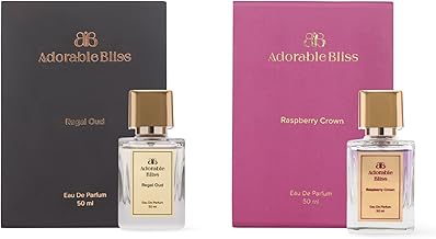 Combo of Regal Oud & Raspberry Crown Eau De Unisex Parfum | Long Lasting Perfume | Luxury Gift For Him & Her | Best Fragrance for All Occasion 50ML(Set of 2)