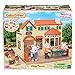 Calico Critters Village Pizzeria Dollhouse Playset, Collectible Dollhouse Toy with Furniture and Accessories Included