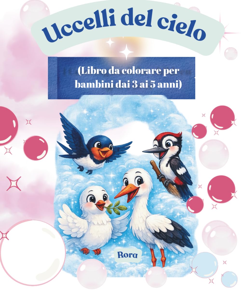 Uccelli del cielo: Libro da colorare per bambini dai 3 ai 5 anni